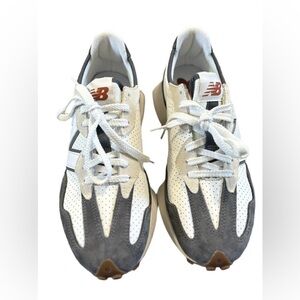 New Balance 327 sneaker in the Castlerock/Sea Salt colorway